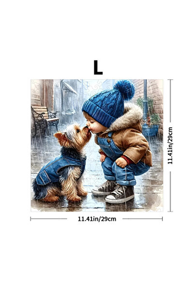 Choice لعبة أحجية الصور المقطوعة الخشبية بتصميم قطة من CreativePuzzle Z226-L - قطع فريدة غير منتظمة الشكل، لتخفيف التوتر