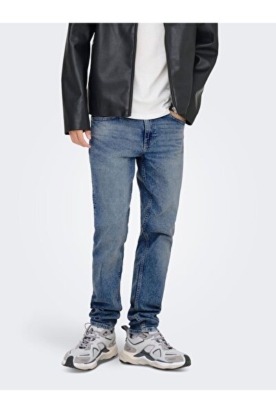 Only & Sons Slim Fit Jeans ONSLOOM Niedrige Taille Slim Fit Jeans