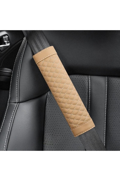 Choice Beige Universal Car Seat Belt Cover Car Stylish Seat Shoulder Strap Pad Cushion Cover Car Accessorie