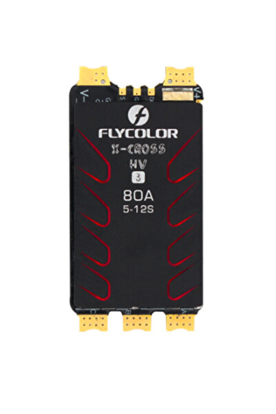 Choice 80A FLYCOLOR X-cross HV3 ESC - 32-Bit BL Motor Governor 5-12S 60A/80A/120A/160A