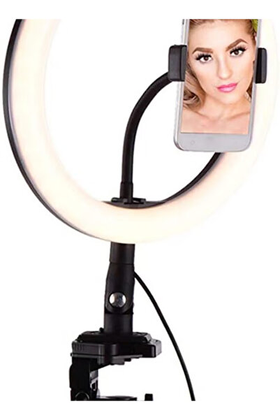 Primo Plus Dimmable 10-Inch LED Ring Light with Tripod Stand Multicolor