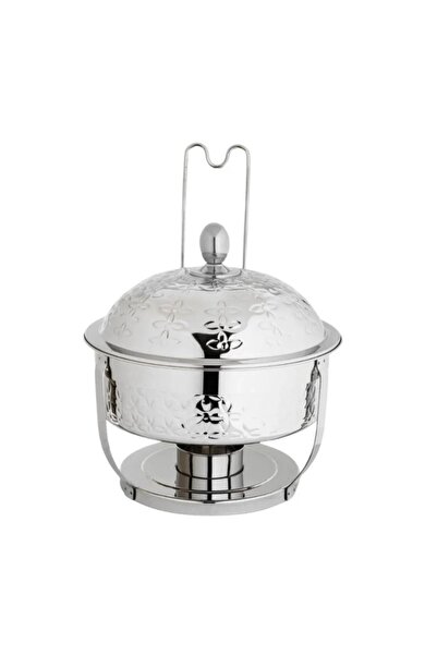 ORIAN سخان طعام ماكسيما 8 لتر من الفولاذ المقاوم للصدأ باللون الذهبي الهندي المنقوش