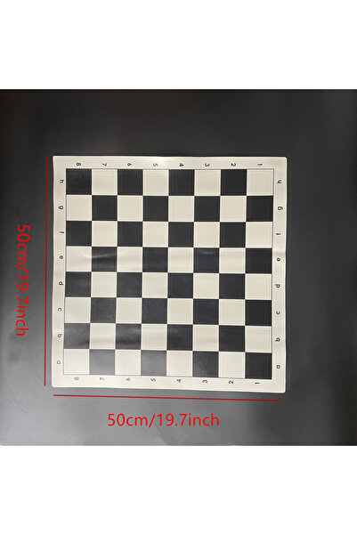 Choice1 50cm Chess black and white checkerboard 34/50cm Portable rollable sof...
