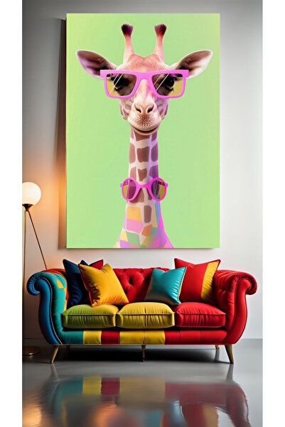 özkacar GIRAFĂ DECORATIVĂ V1 Acasă Perete Salon Salon de înfrumusețare Birou ...