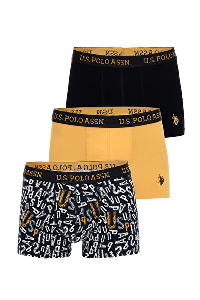 U.S. Polo Assn. Erkek 3'lü Boxer Takım 50318645-VR044