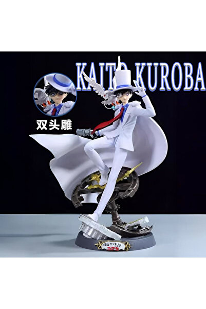 BANDAI مع صندوق 30 سم من محقق كونان كايتو كيد جي كي كايتو كوروبا من مادة البولي فينيل كلوريد مجموعة نماذج شخصيات أنمي مكتبية