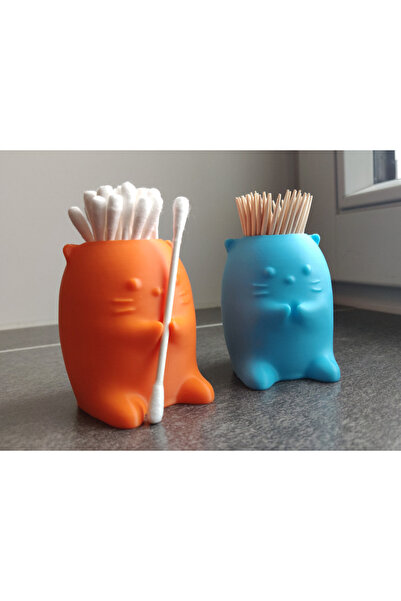 SS 3D MODELLEME منظم أدوات الأسنان المرحة، منظم خيط الأسنان والمسحات، حامل مس...