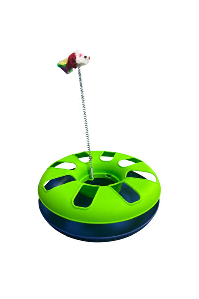 chittoshop Cat Toy – Intelligence Game with Rotating Ball & Spring Mouse