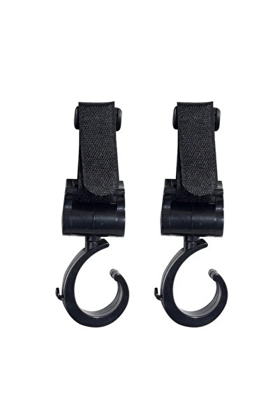 Choice Black 2Pcs 2PCS Pram Hook Baby Stroller Accessories Shopping Prop 360 Degree Rotating Hooks Stroller