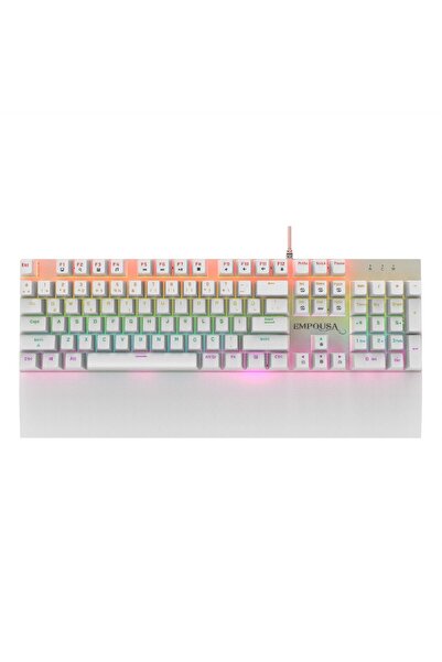 Inca IKG-456 Mekanik Klavye | Blue Switch, 19 Rainbow Led, Full Anti-Ghosting, Mıknatıslı Bilek Desteği