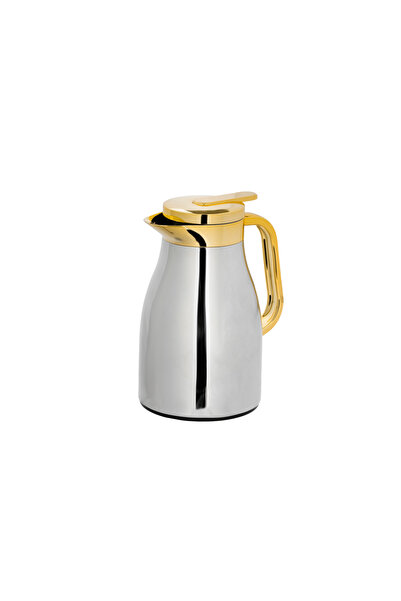 ALSAIF ALFI Coffee and Tea Vacuum Flask , leak-proof and keeps drinks hot, 0.65L ,Chrome