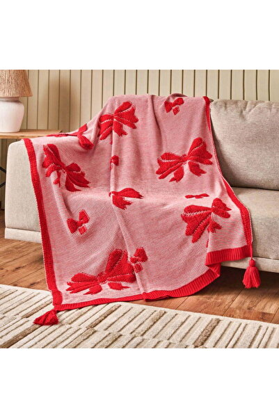 Evidea Soft Luniva Triko TV Battaniyesi - Kırmızı - 120x160 cm