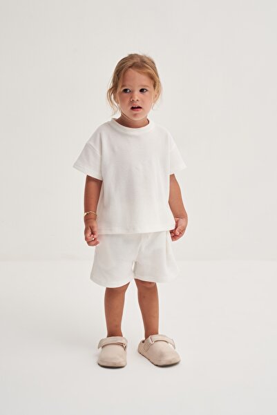 EBU Prive Unisex Children's Knitted Suit White