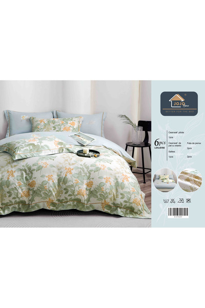 JOJO HOME Premium Underwear with Elastic, Superior Fineness, Gift Box, 6 Pieces, 180x200, with pattern