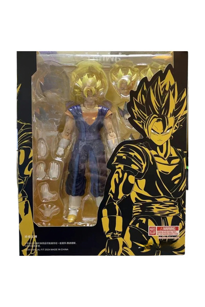 BANDAI no box A Dragon Ball Z SHF Vegetto Action Figure Super Saiyan SSJ Card Vegetto Goku Vegeta Anime Mod