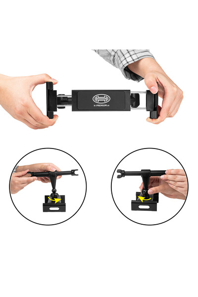 Mega Drive SUPORT AUTO PREMIUM PENTRU TABLETA CU PRINDERE IN TETIERA