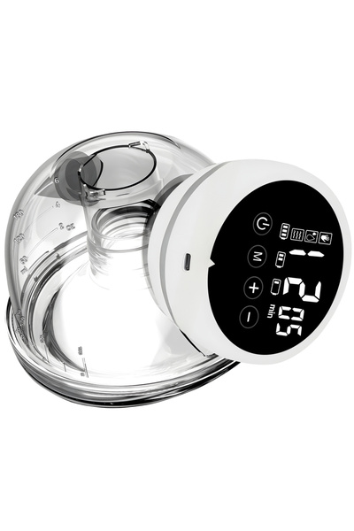 Choice مضخات ثدي كهربائية بيضاء محمولة بدون استخدام اليدين، مضخة ثدي مريحة لا...