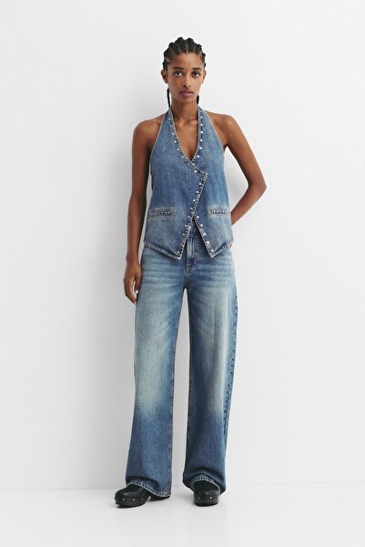 Pull & Bear Zımbalı halter top