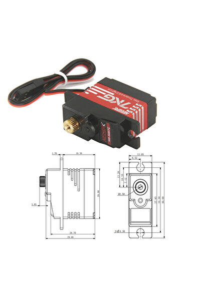 Choice قطعة واحدة من NEEBRC 7 كجم نصف علبة ألومنيوم عزم دوران 9 كجم سيرفو رقم...