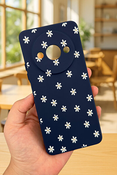 Vip Case Xiaomi Redmi A3 Uyumlu Mini Papatya Desenli Silikon Darbe Emici Klas...