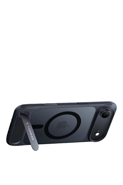 TORRAS iPhone 17 uyumluAir P Stand Serisi Magsafe Kılıf - Siyah