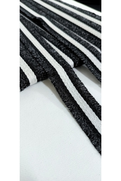 ALTAY AKSESUAR SILVER SILVERY INTERMEDIATE TASSEL STRIP