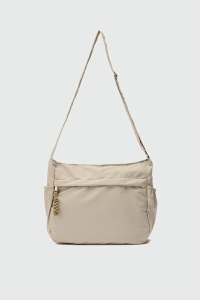 La La'Graccio Paris Lagraccio Paris Women's Glove Parachute Fabric Crossbody Messenger Bag Mink