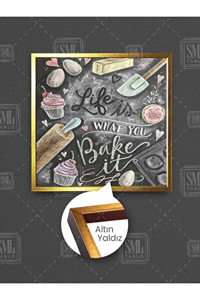 SML TABLO Život je ono što kuvate   Život je ono što pečete   Dekor za kuhinj...