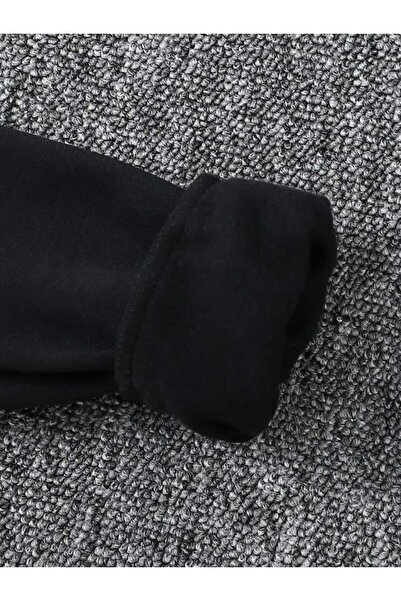 Touz Moda Smart Casual Μαύρο φούτερ με κουκούλα