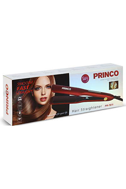 Princo Hair Straightener Red Color Pr-7611