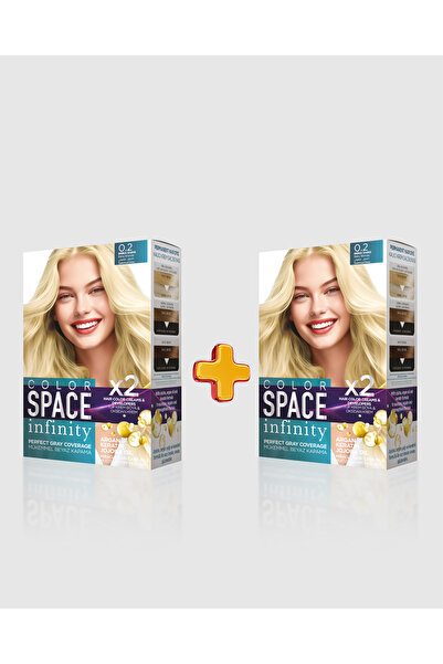 Color Space İnfinity 2'li Set Boya 0.2 Bebek Sarısı