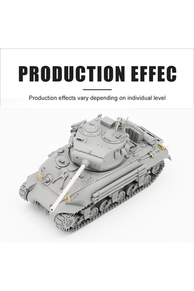 Choice مجموعة نموذج دبابة متوسطة الحجم شيرمان M4A1 عيار 76 مم من طراز BORDER BT-046 بمقياس 1/35