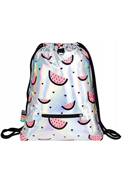 zola backpack sports bag, melon pattern, 45x38 cm, grey