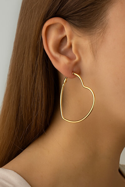 Kokoş İşler Earrings with Heart