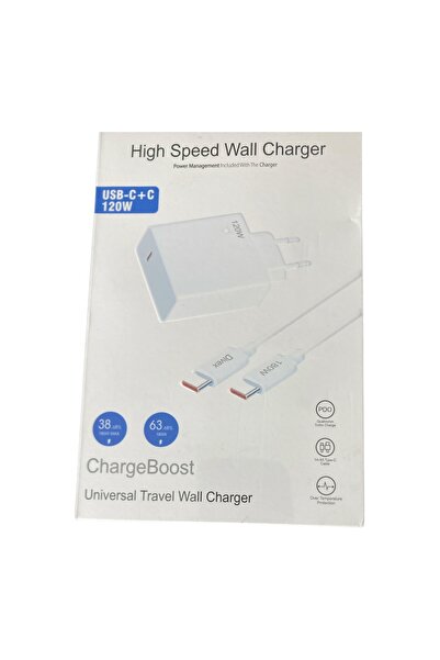 Divex Type-c 120w (WATT) Ultra Hızlı Şarj Aleti Adaptör Kablo Set