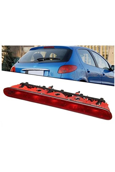 arotomarket PEUGEOT 206 VE 206+ PLUS ARKA BAGAJ ÜÇÜNCÜ STOP LAMBASI LEDLİ 199...