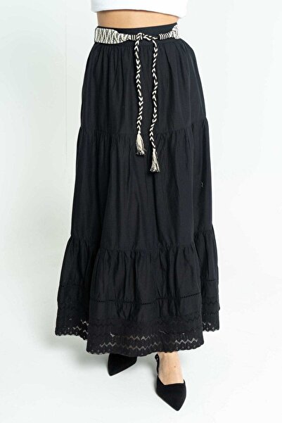 DALYDRESS Long Tie-Waist Skirt