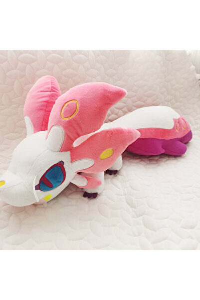 Choice لعبة مونستر هانتر المحشوة الكبيرة باللون الأبيض مقاس 90 سم، شخصية كرتو...