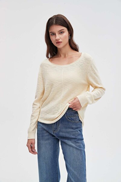 Livia Solid Long-Sleeve Top