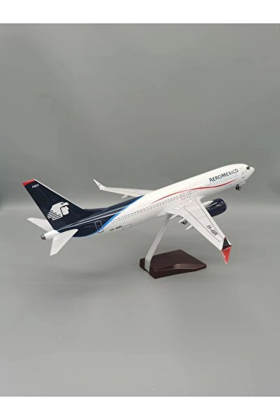 Choice مع مصباح 47 سم بمقياس 1:85 نموذج طائرة B737 تابعة لشركة AEROMEXICO Mex...