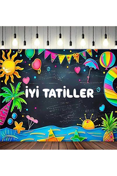 PROMISEBACKDROP2 Karne Hatırası,Tatil Zamanı Okul Etkinlik Kumaş Pano 150x200 Cm