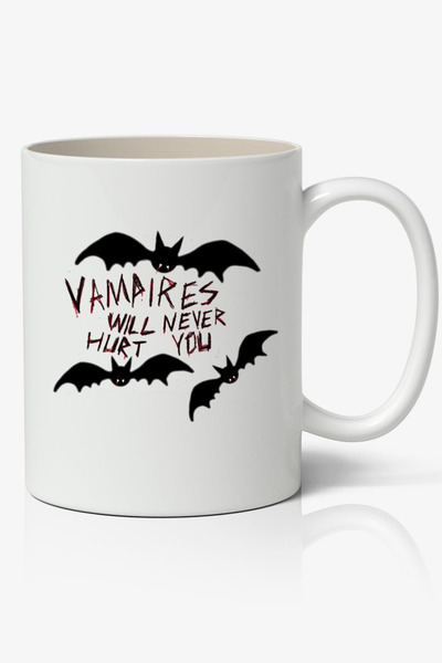 Toyaso Vampire Diaries Will Never Hurt You Themed White Mug
