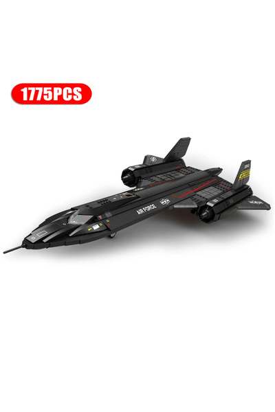 Choice SR-71 No Box 1775PCS SR-71 Blackbird Fighter Building Blocks Air Force Reconnaissance Aircraft Plane