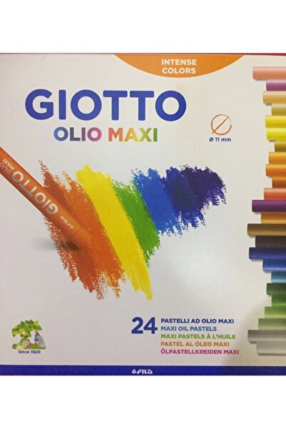 Genel Markalar Olio Yağlı Pastel Boya Silindir 24 Renk Karton Kutu (293100)