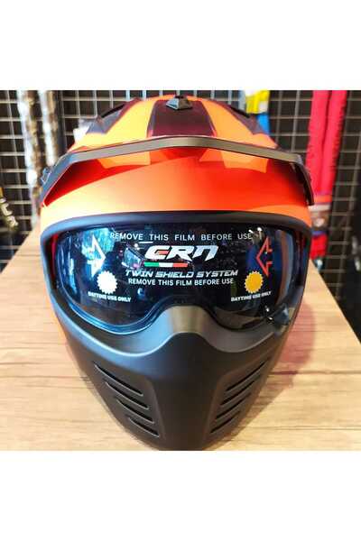 CRN PEKİN FS-X2 ORANGE MODULER KASK