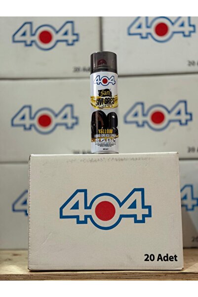 404 Kimya 404 SARI SIVI GRES 400ML 1 KUTU 20ADET