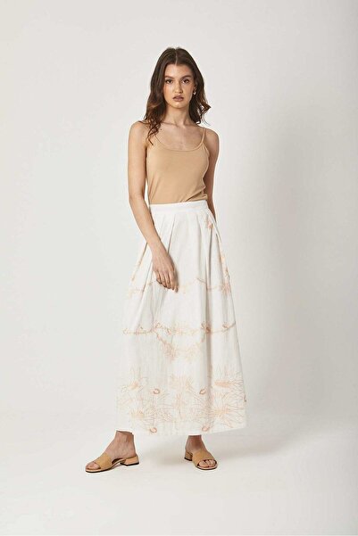 DALYDRESS تنورة مطوية مزهرة