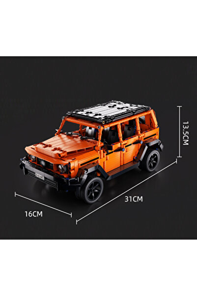 Choice L 1200PCS 1200Pcs SUV Building Blocks Set, Off-Road Vehicle Model Car Construction Toys, STEM Educat