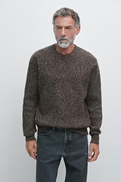 Massimo Dutti %100 yün bisiklet yaka kazak