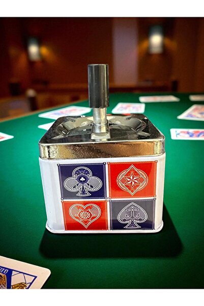 Kuzey Tacı Özel Desenli Döner Kül Tablası Şık Dekoratif Kullanım Vip